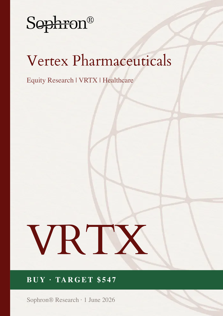Cover of the Vertex Pharmaceuticals research report